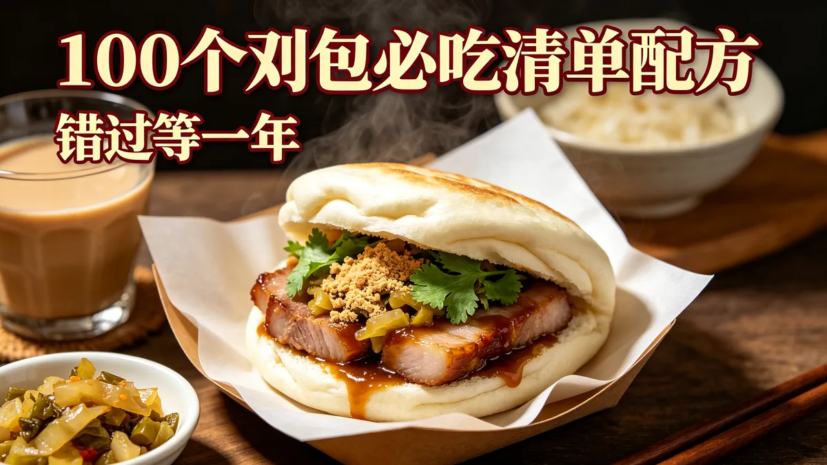 100个刈包必吃清单配方 错过等一年
