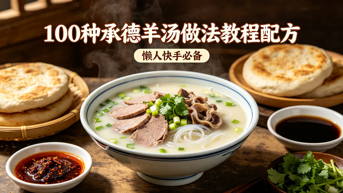 100种承德羊汤做法教程配方 懒人快手必备