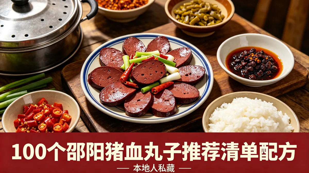 100个邵阳猪血丸子推荐清单配方 本地人私藏