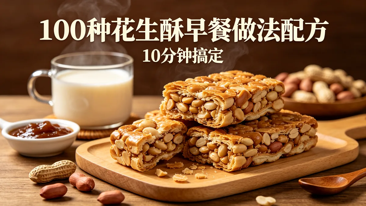 100种花生酥早餐做法配方 10分钟搞定