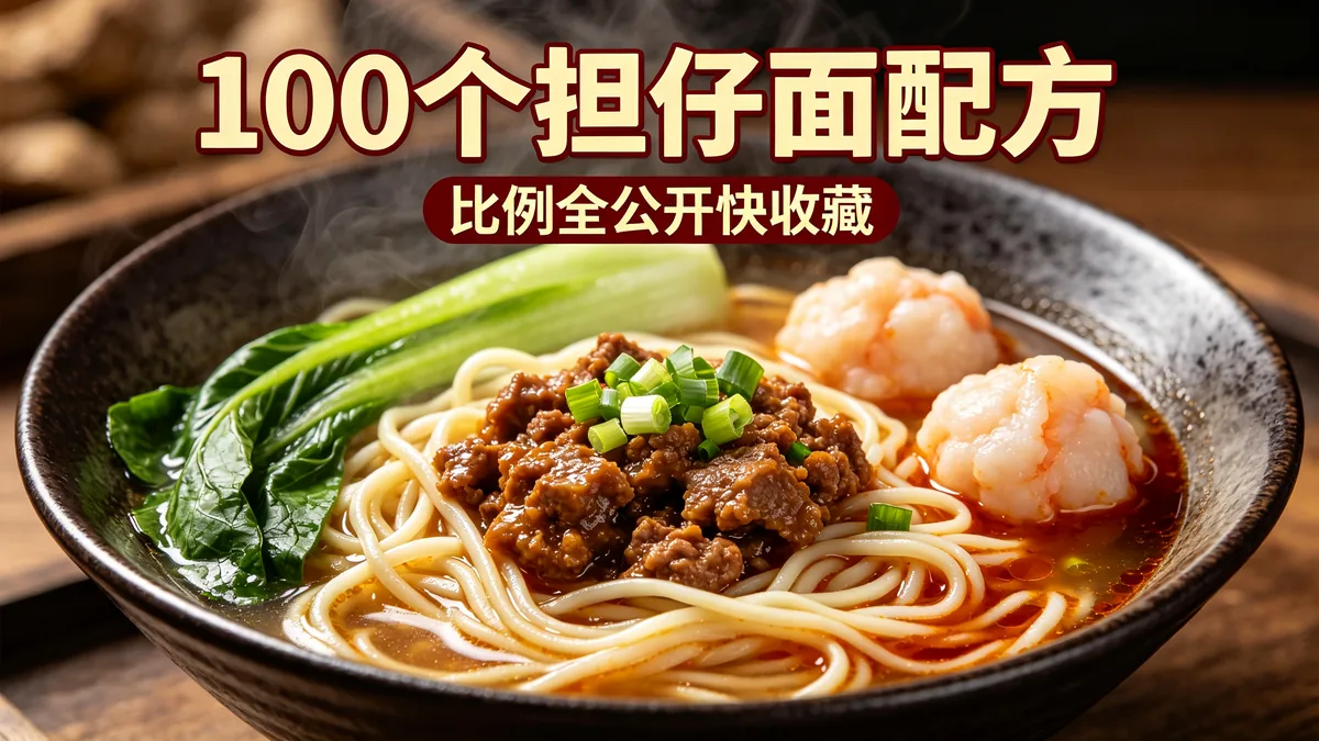 100个担仔面配方 比例全公开快收藏