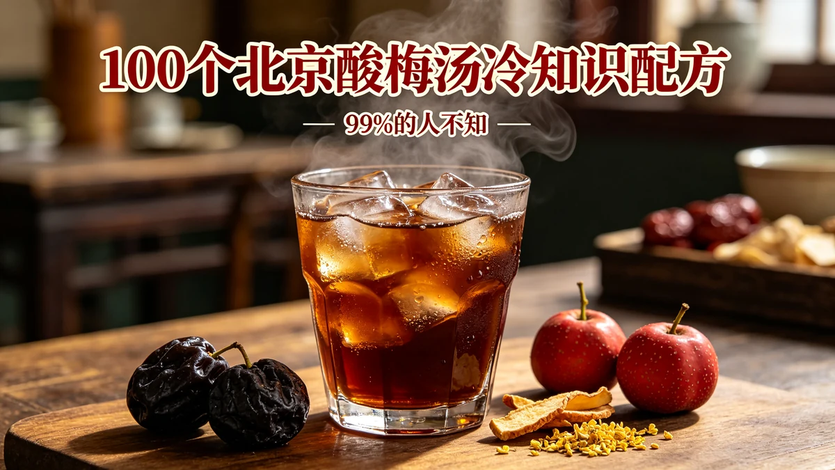 100个北京酸梅汤冷知识配方 99%的人不知