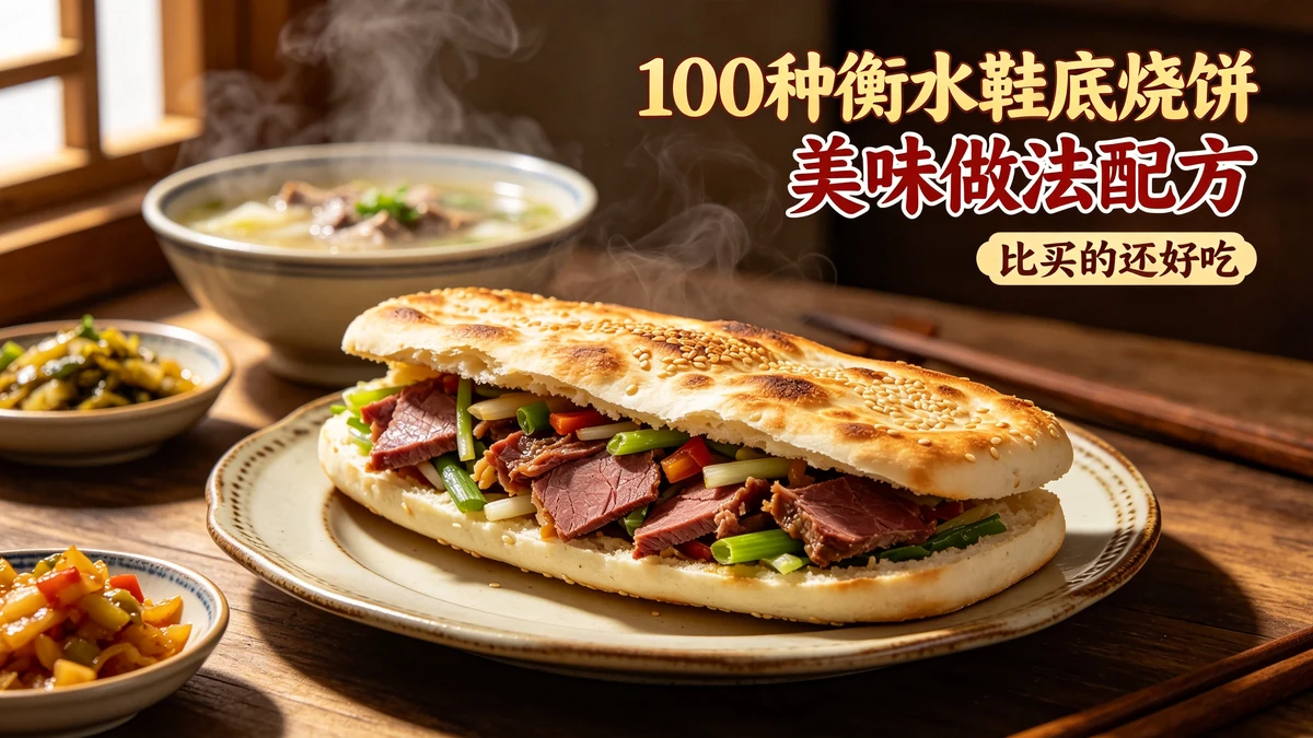 100种衡水鞋底烧饼美味做法配方 比买的还好