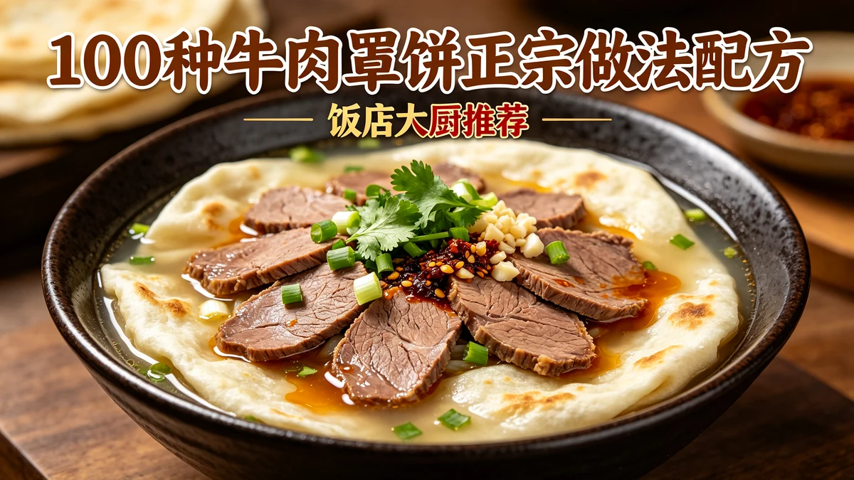 100种牛肉罩饼正宗做法配方 饭店大厨推荐