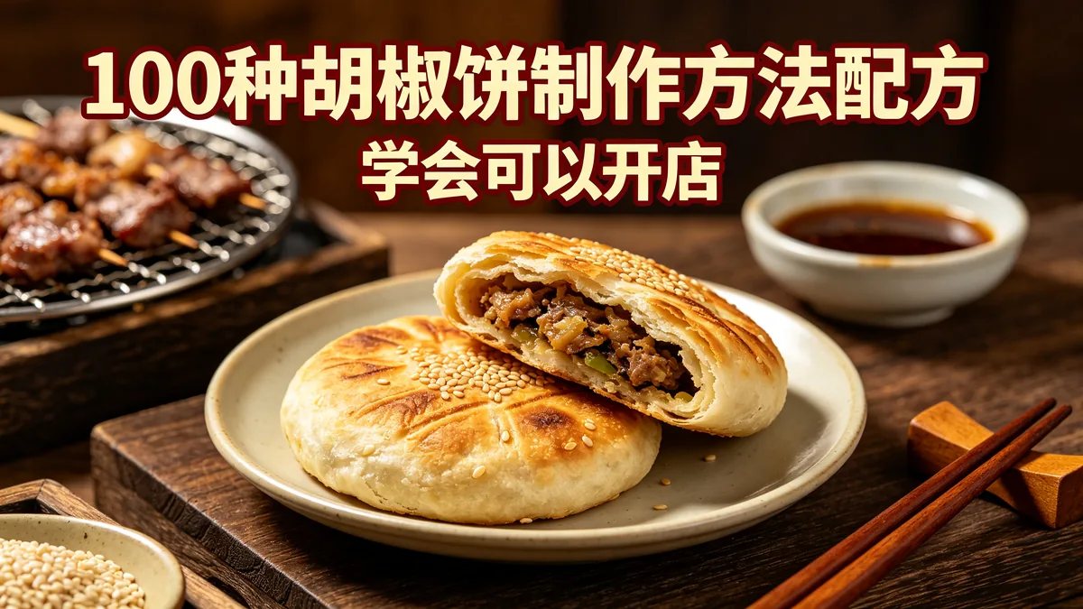 100种胡椒饼制作方法配方 学会可以开店