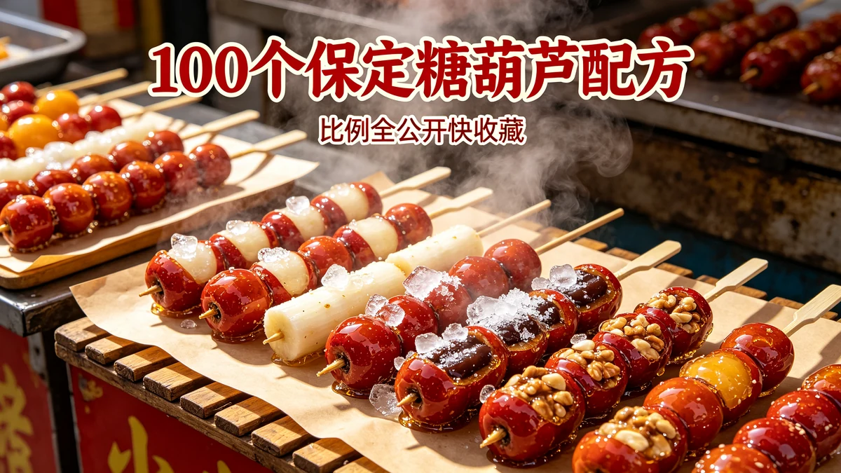 100个保定糖葫芦配方 比例全公开快收藏