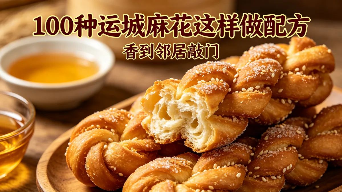 100种运城麻花这样做配方 香到邻居敲门