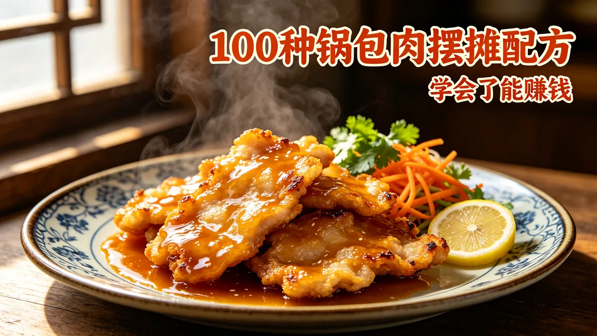 100种锅包肉摆摊配方 学会了能赚钱