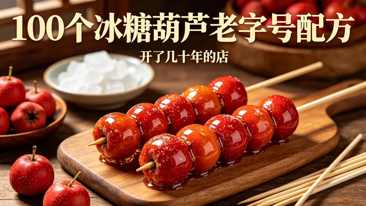 100个冰糖葫芦老字号配方 开了几十年的店