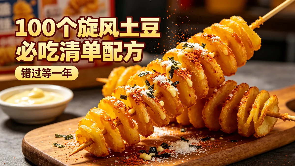 100个旋风土豆必吃清单配方 错过等一年
