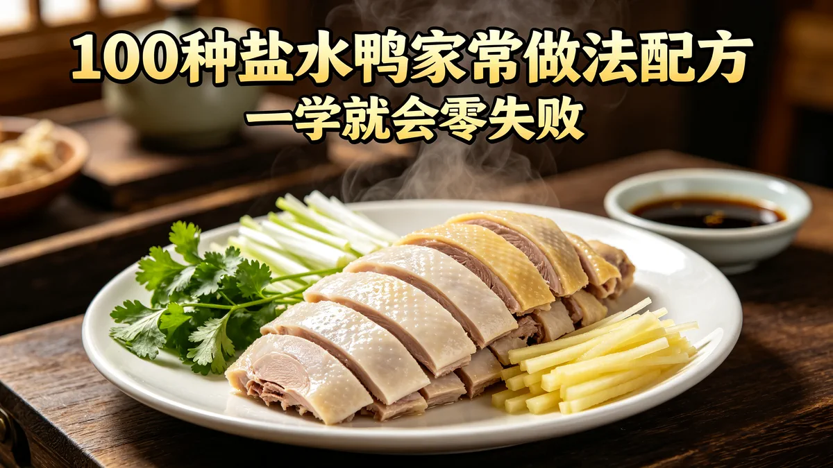 100种盐水鸭家常做法配方 一学就会零失败