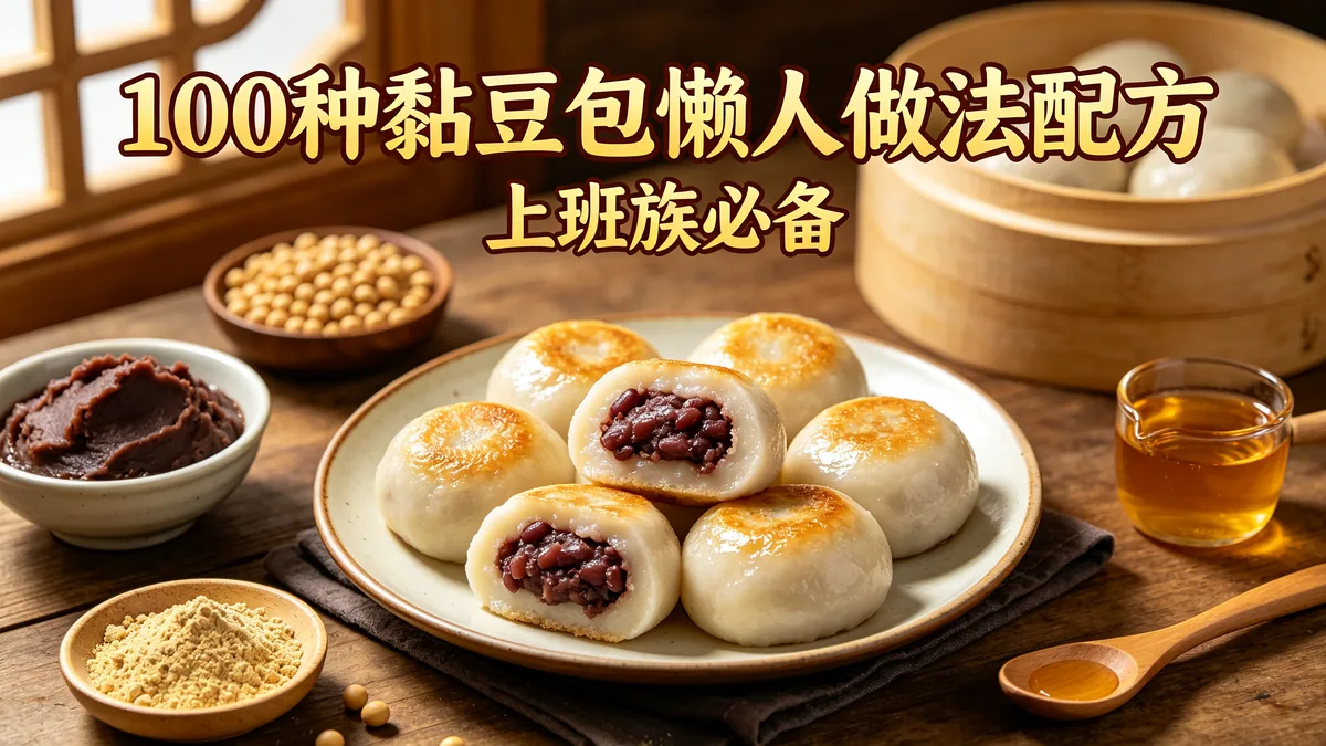 100种黏豆包懒人做法配方 上班族必备