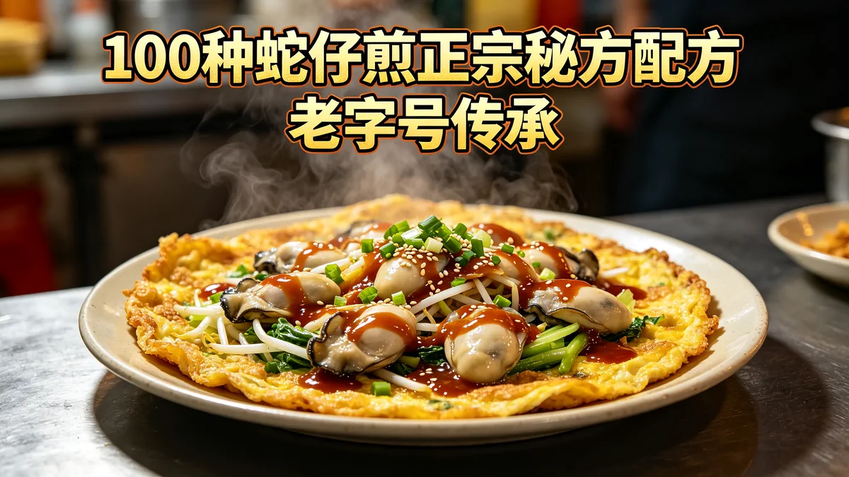 100种蚵仔煎正宗秘方配方 老字号传承