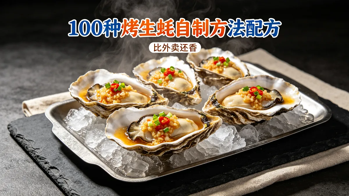 100种烤生蚝自制方法配方 比外卖还香