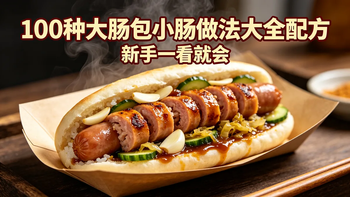 100种大肠包小肠做法大全配方 新手一看就会