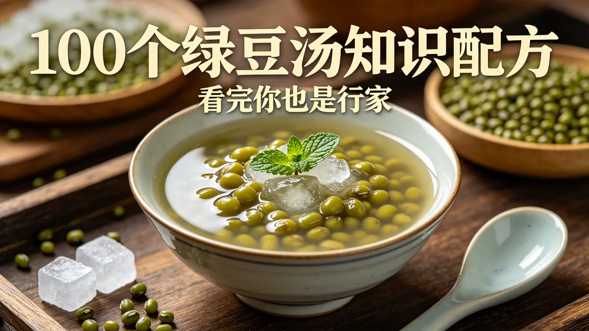 100个绿豆汤知识配方 看完你也是行家