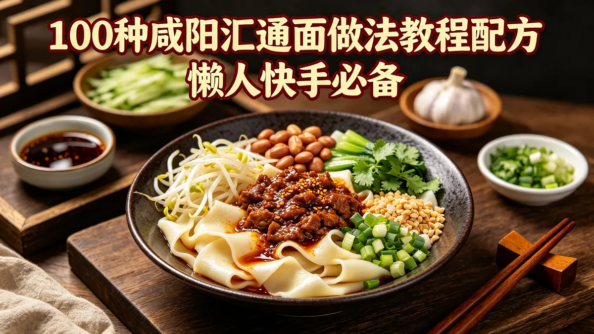100种咸阳汇通面做法教程配方 懒人快手必备