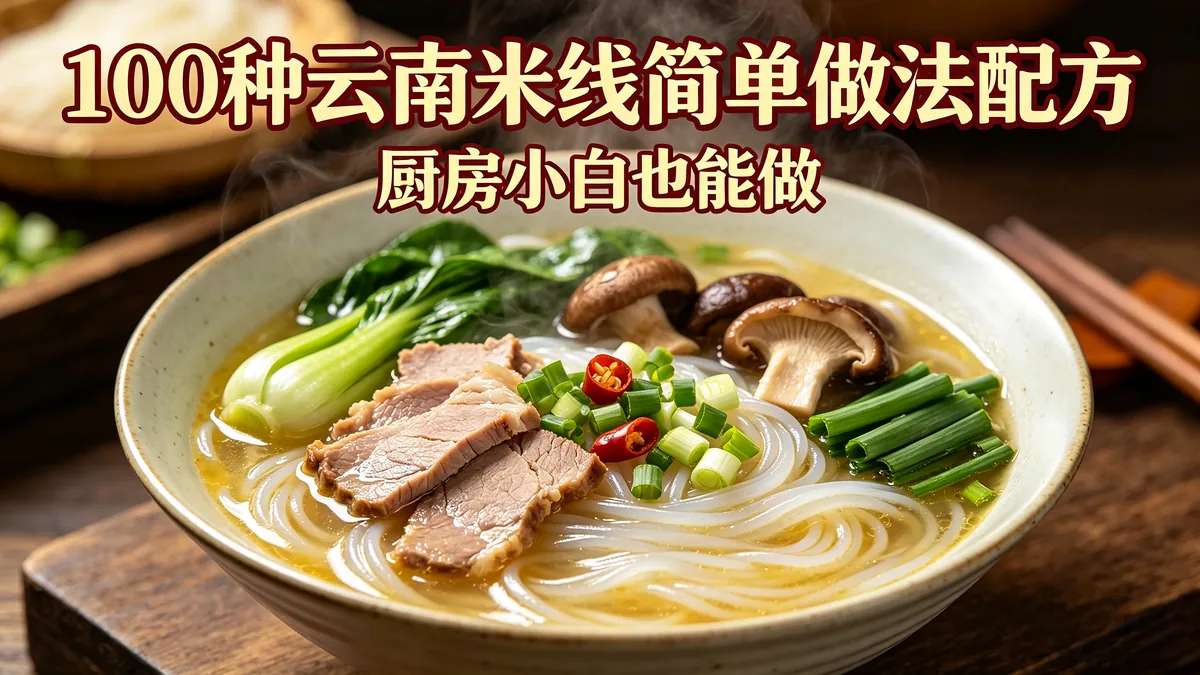 100种云南米线简单做法配方 厨房小白也能做