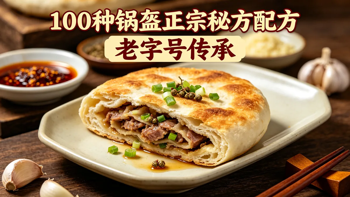 100种锅盔正宗秘方配方 老字号传承