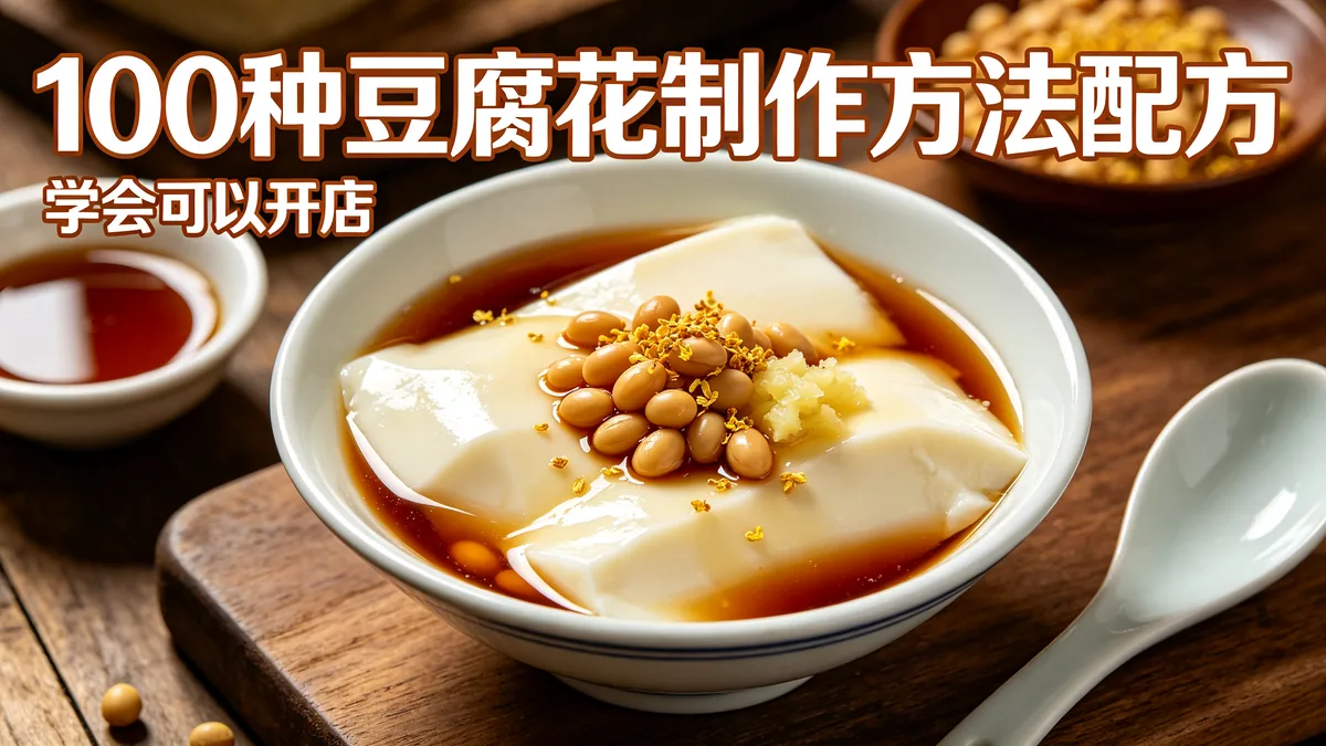 100种豆腐花制作方法配方 学会可以开店