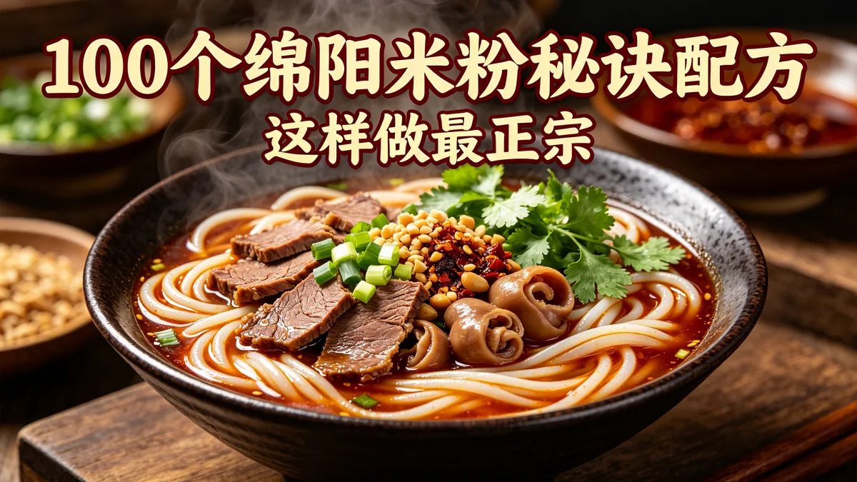100个绵阳米粉秘诀配方 这样做最正宗