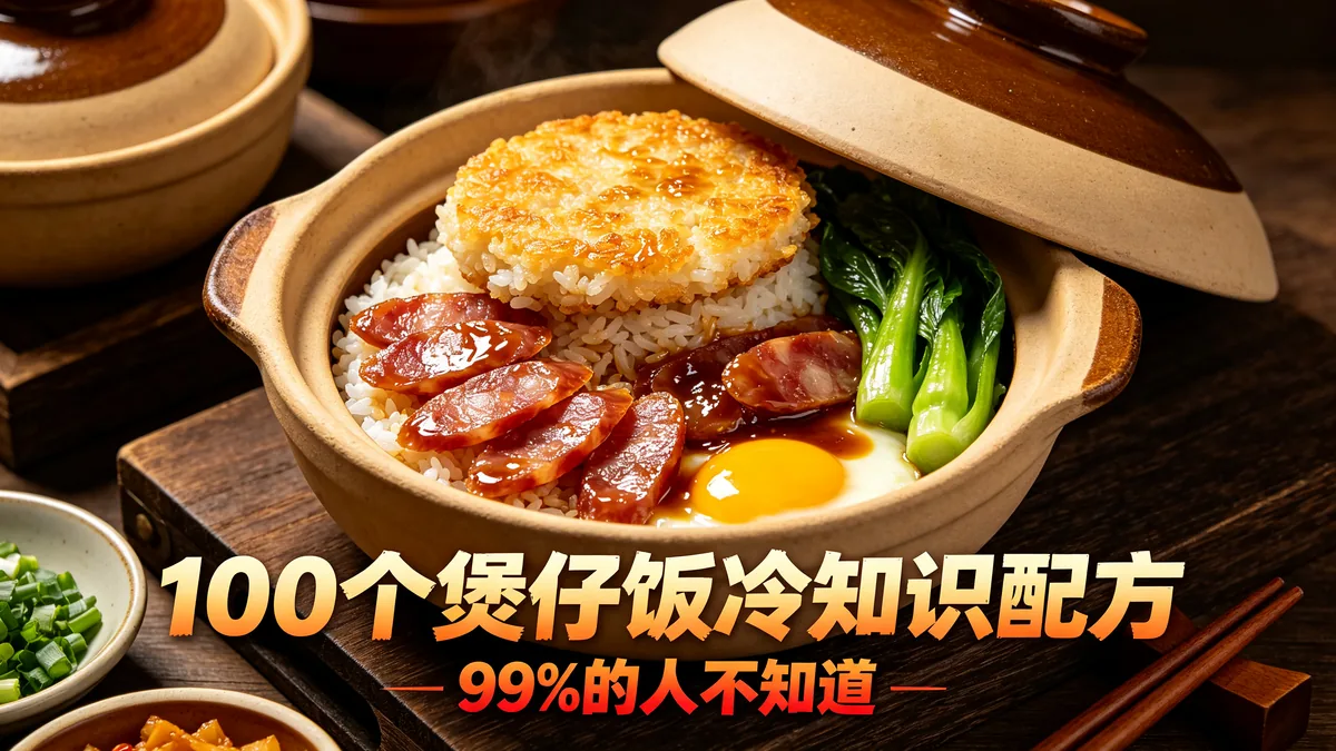 100个煲仔饭冷知识配方 99%的人不知道