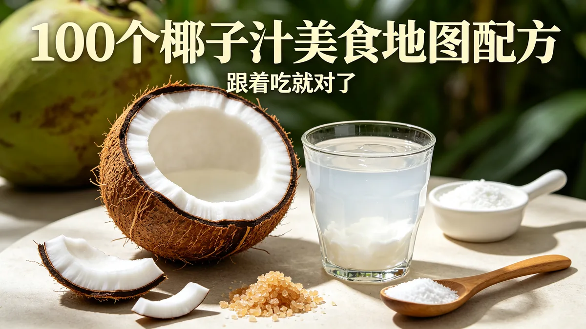 100个椰子汁美食地图配方 跟着吃就对了