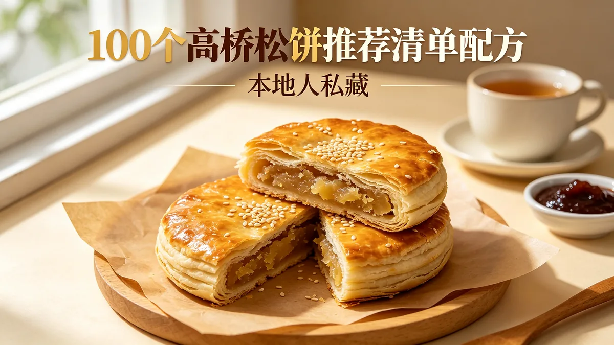 100个高桥松饼推荐清单配方 本地人私藏