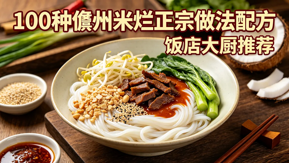 100种儋州米烂正宗做法配方 饭店大厨推荐