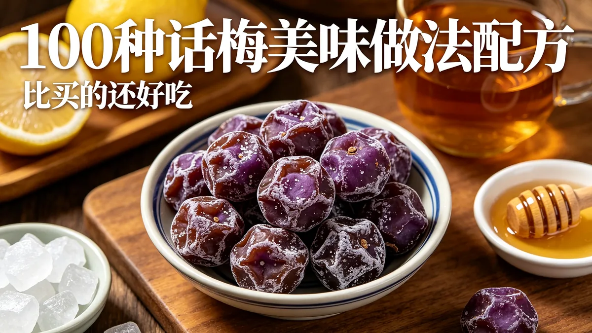 100种话梅美味做法配方 比买的还好吃