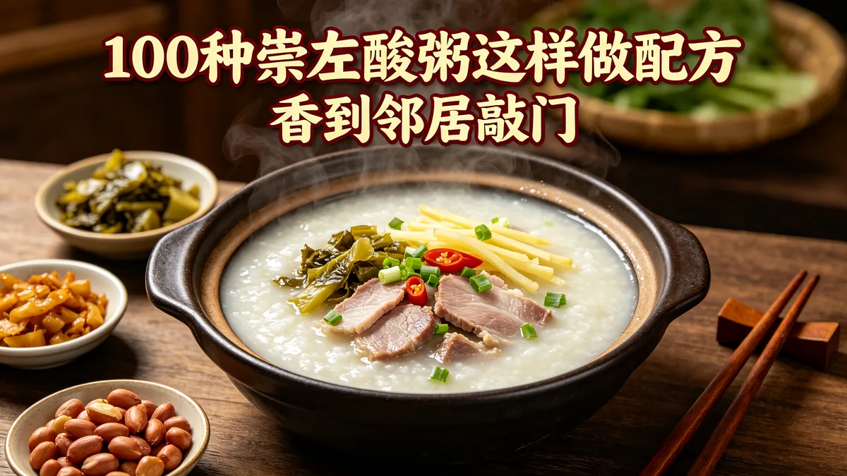 100种崇左酸粥这样做配方 香到邻居敲门