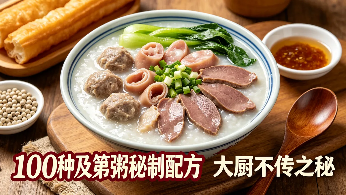 100种及第粥秘制配方 大厨不传之秘