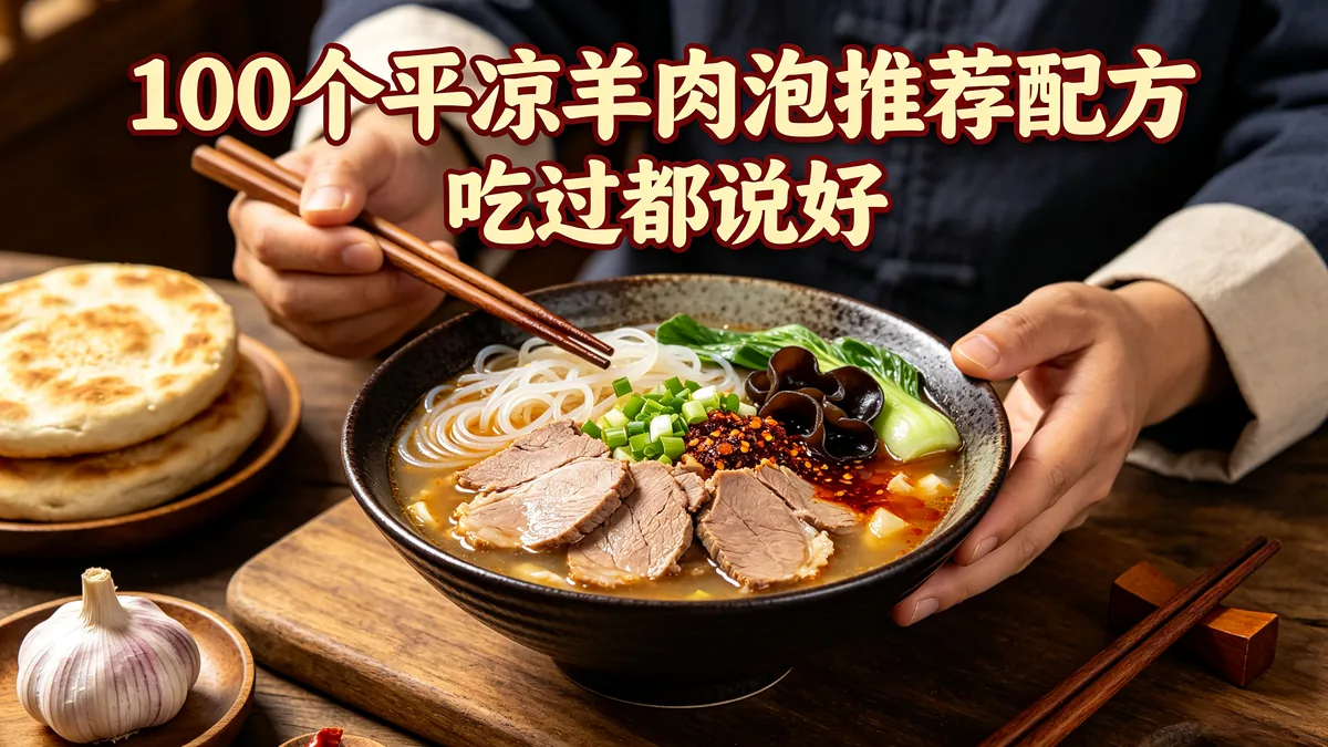100个平凉羊肉泡推荐配方 吃过都说好