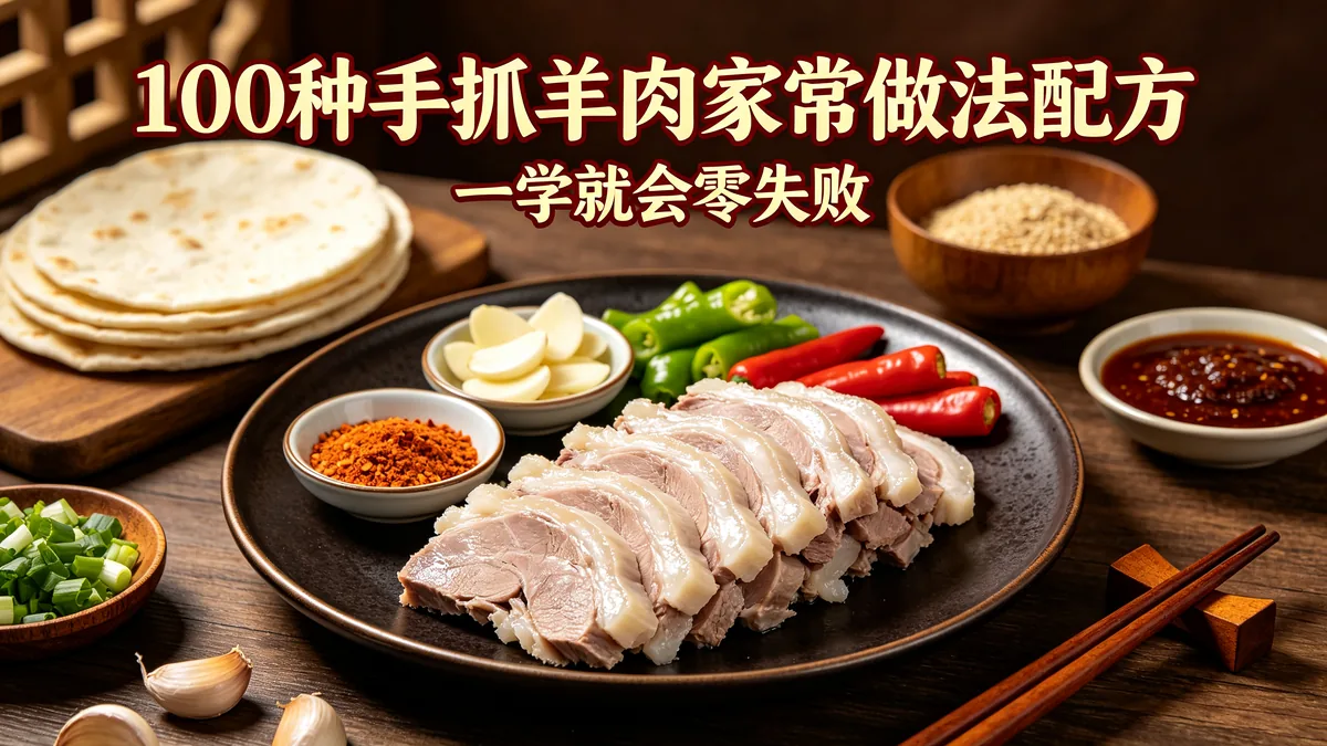 100种手抓羊肉家常做法配方 一学就会零失败
