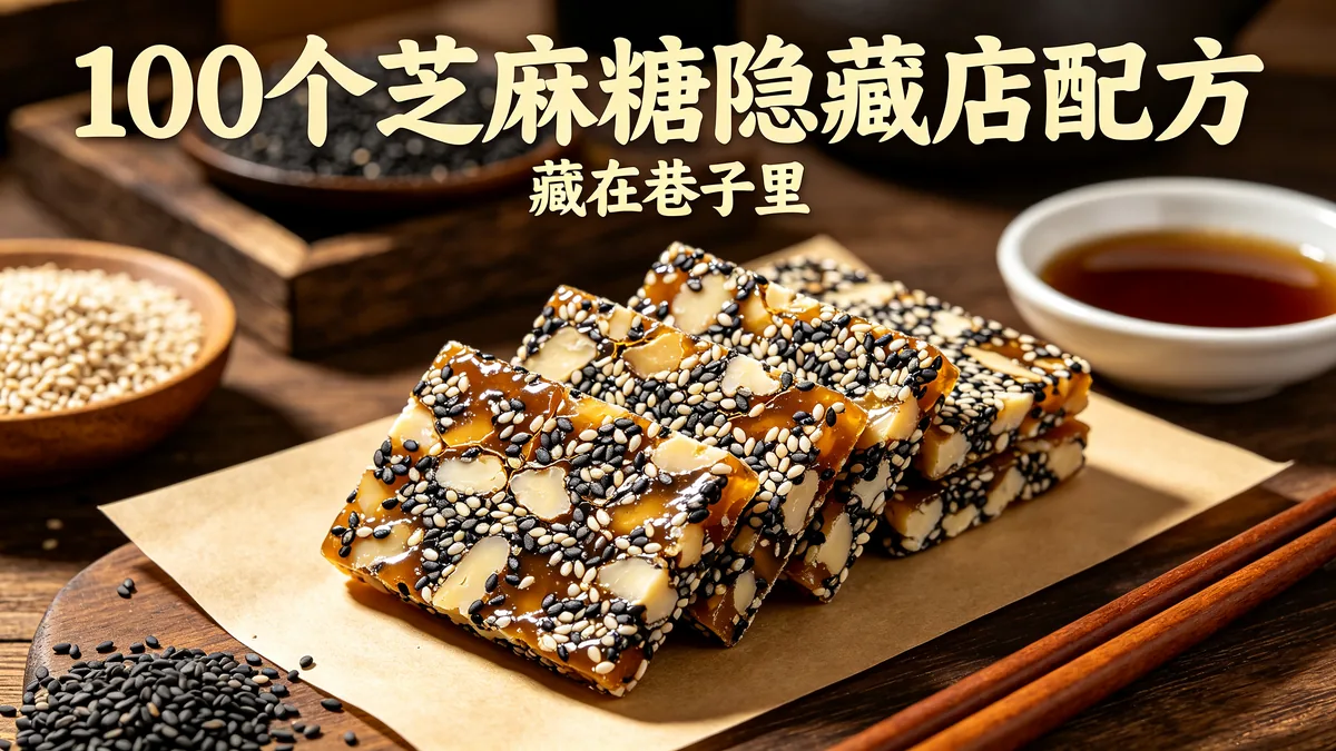 100个芝麻糖隐藏店配方 藏在巷子里