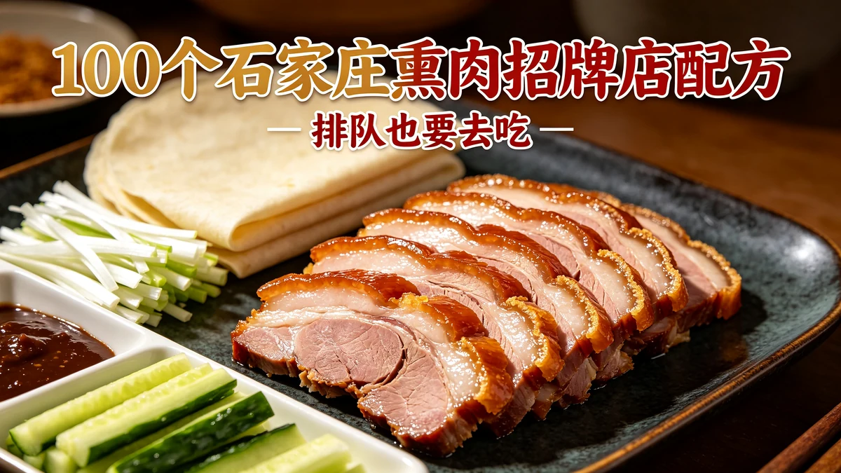 100个石家庄熏肉招牌店配方 排队也要去吃