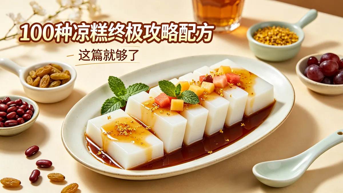 100种凉糕终极攻略配方 这篇就够了