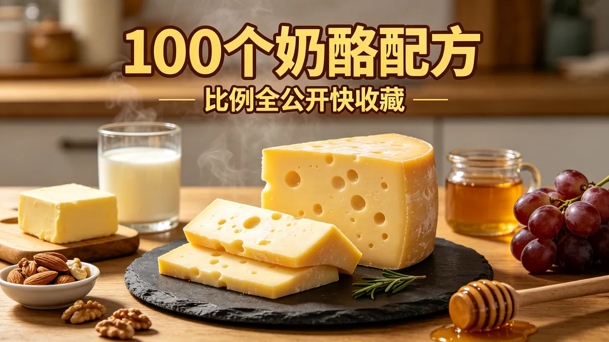 100个奶酪配方 比例全公开快收藏