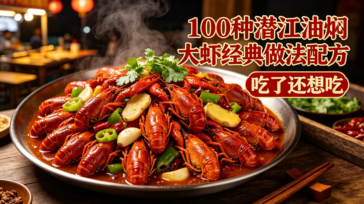 100种潜江油焖大虾经典做法配方 吃了还想吃
