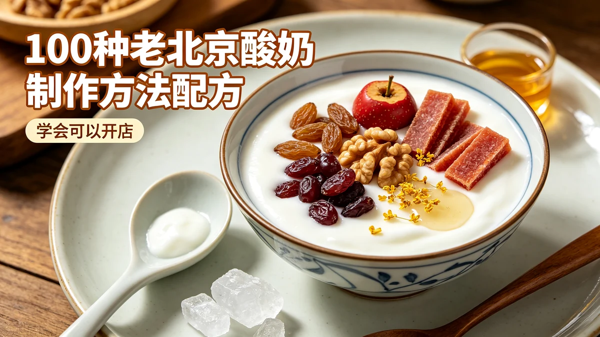 100种老北京酸奶制作方法配方 学会可以开店