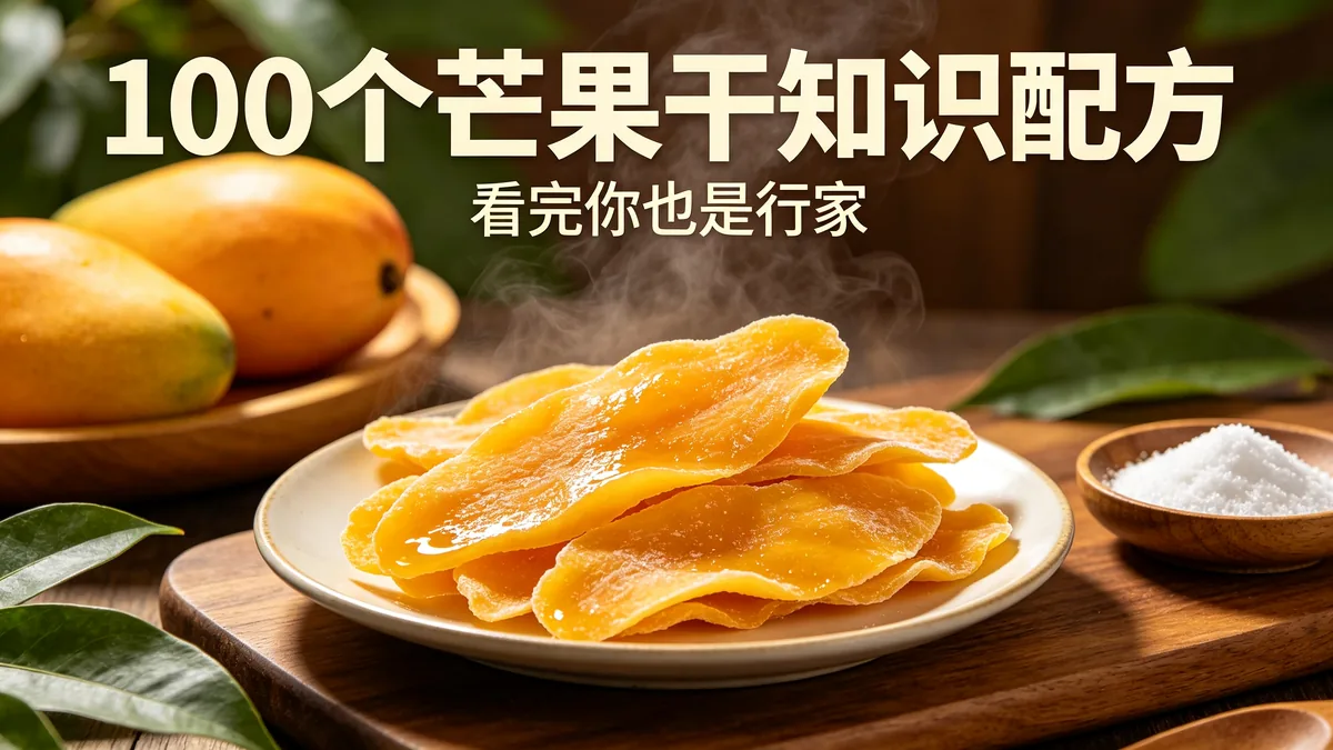 100个芒果干知识配方 看完你也是行家