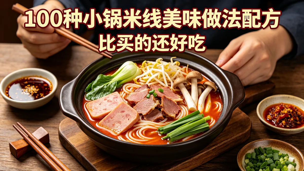 100种小锅米线美味做法配方 比买的还好吃