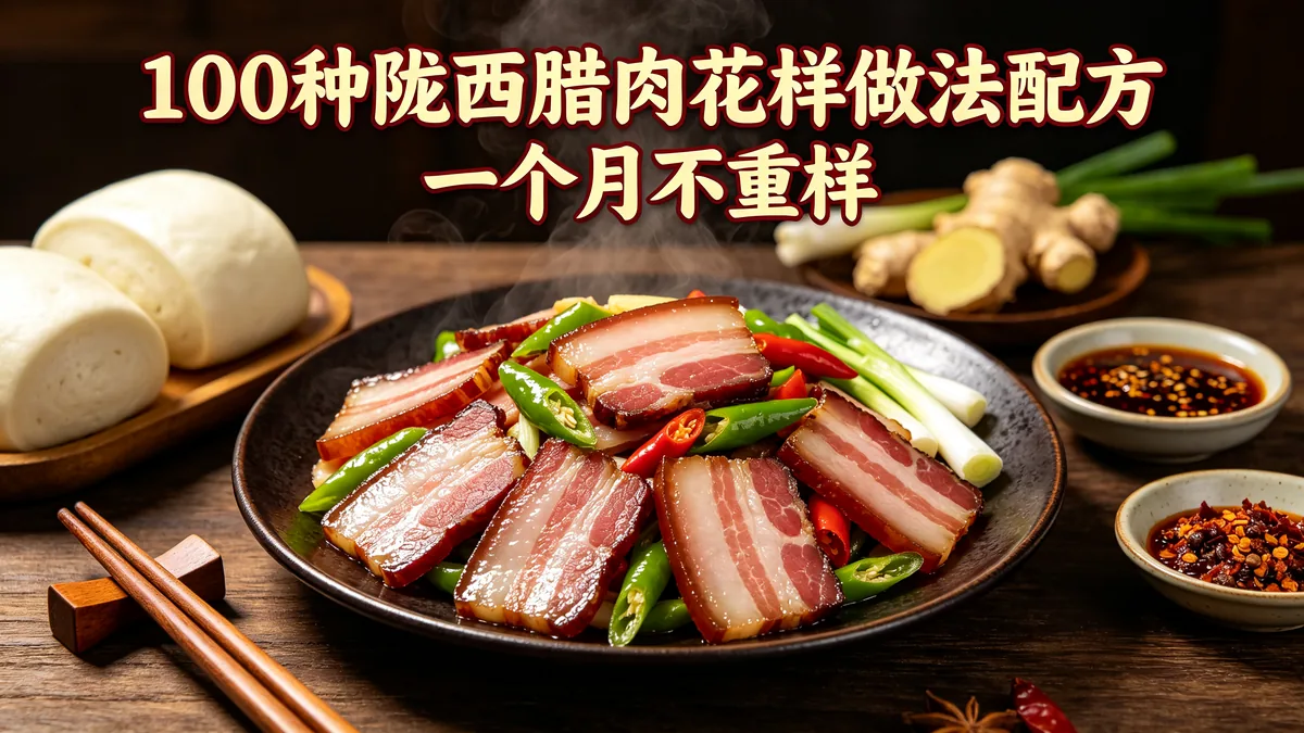 100种陇西腊肉花样做法配方 一个月不重样