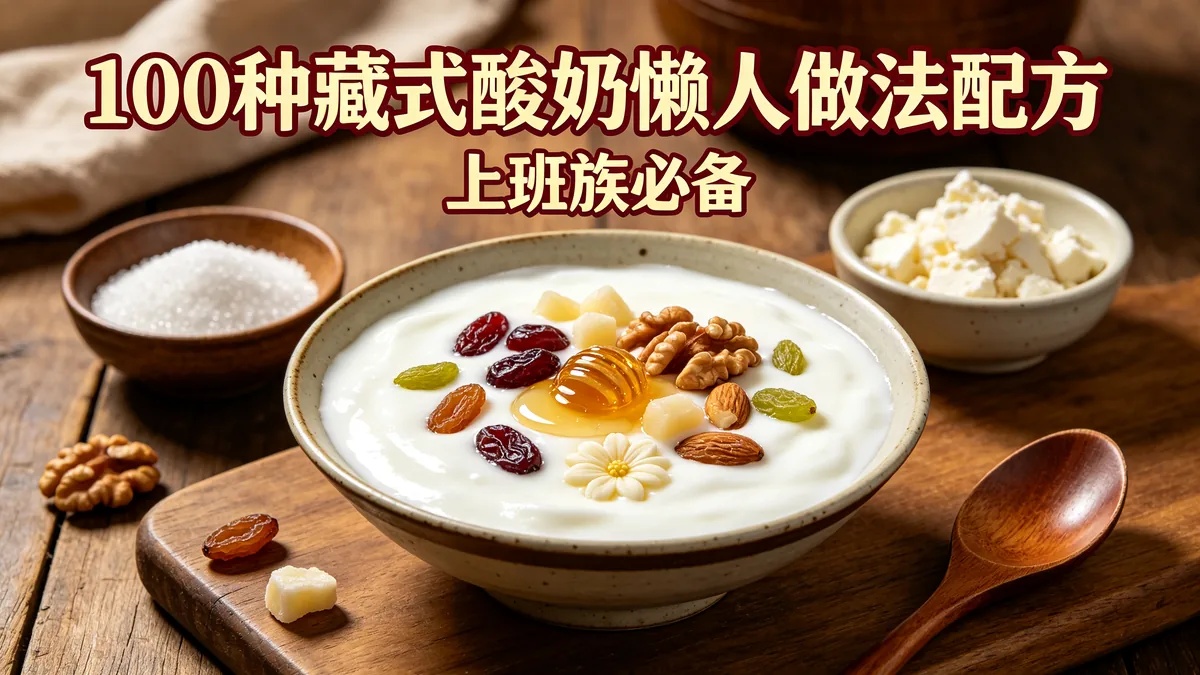 100种藏式酸奶懒人做法配方 上班族必备