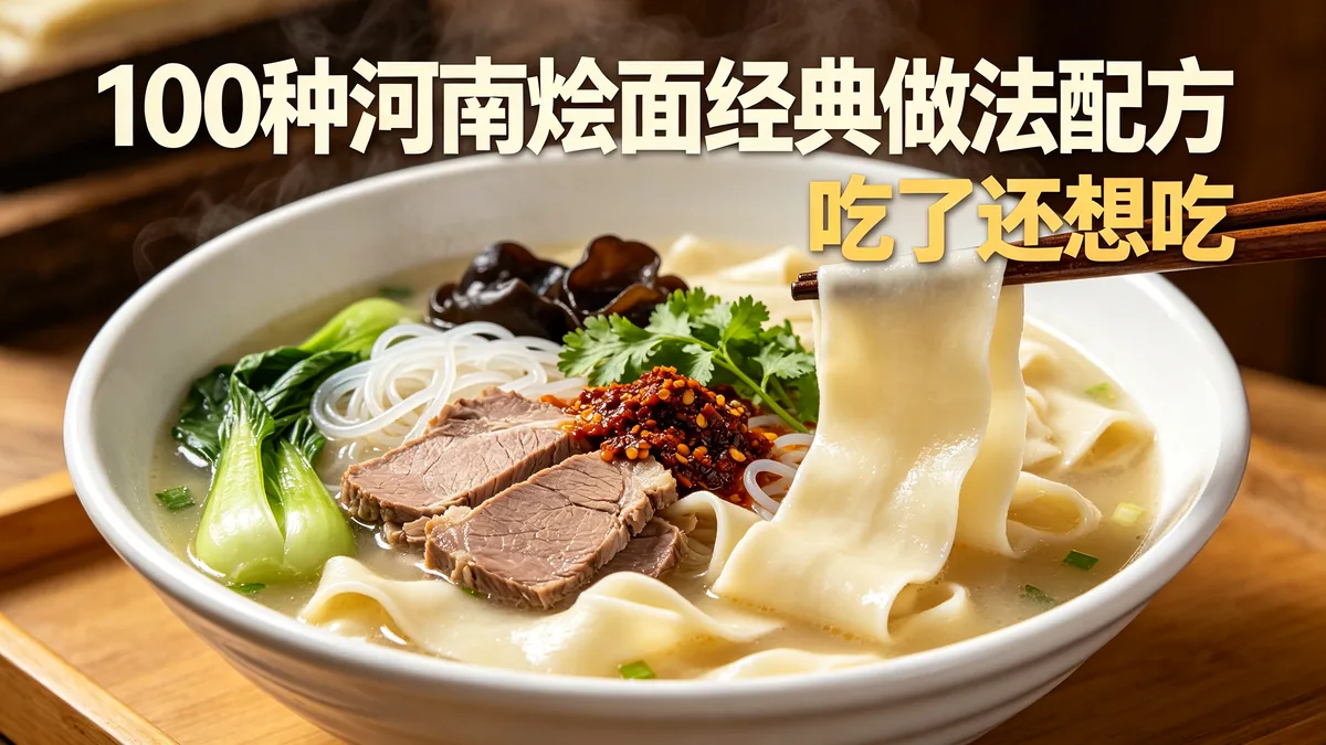 100种河南烩面经典做法配方 吃了还想吃