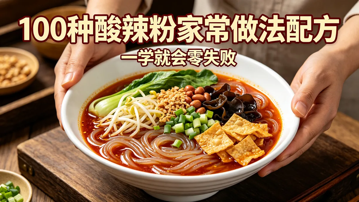 100种酸辣粉家常做法配方 一学就会零失败