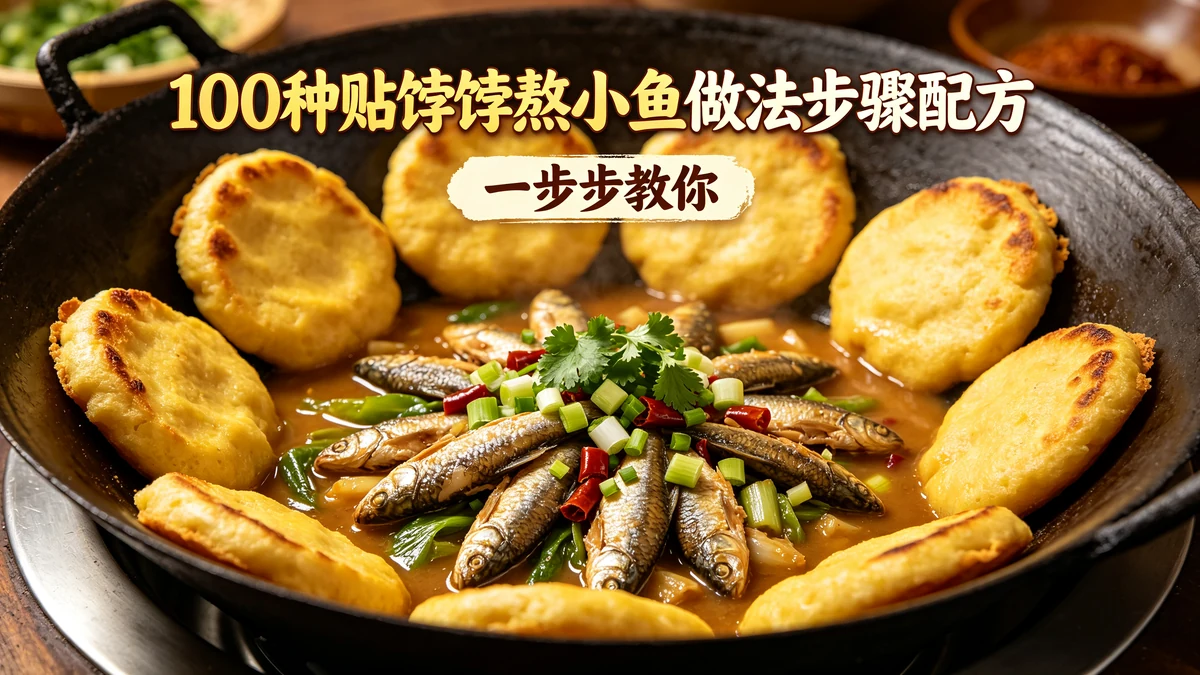 100种贴饽饽熬小鱼做法步骤配方 一步步教你