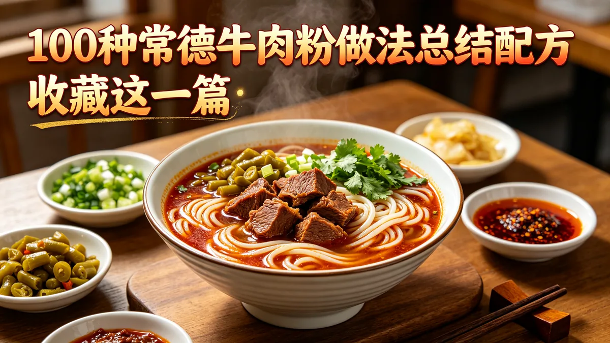 100种常德牛肉粉做法总结配方 收藏这一篇
