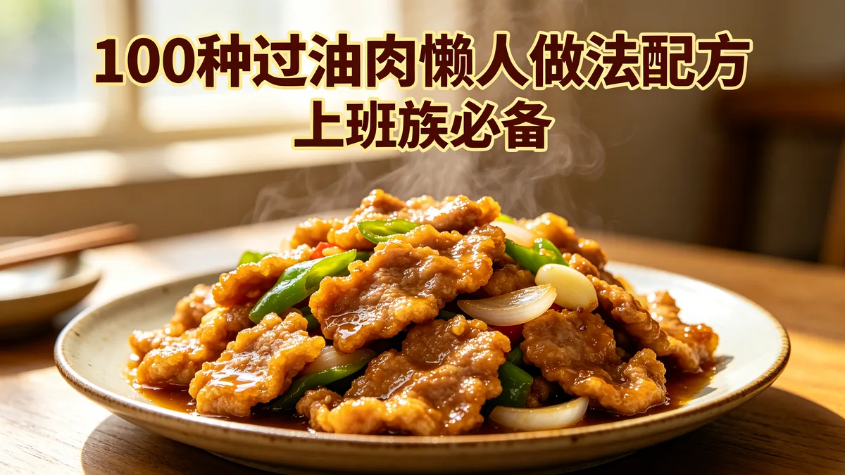 100种过油肉懒人做法配方 上班族必备