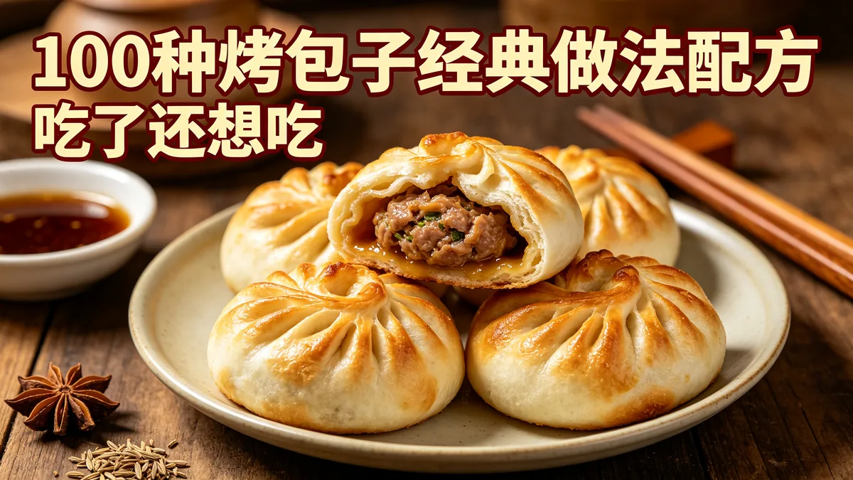 100种烤包子经典做法配方 吃了还想吃